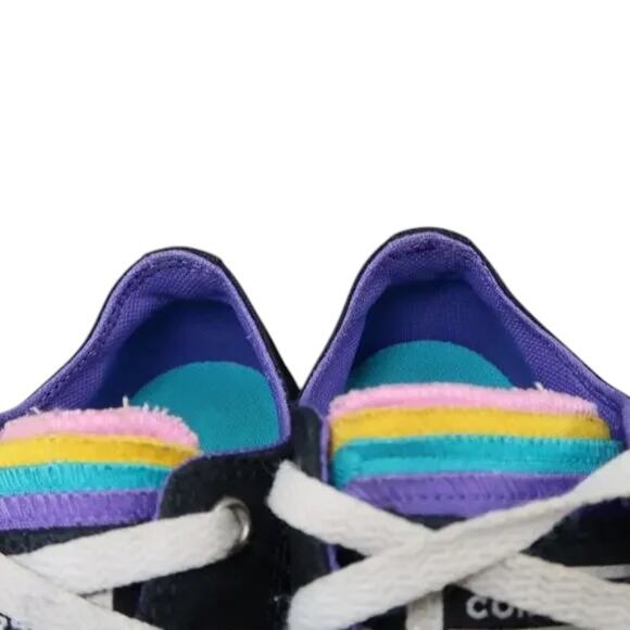 Converse Shoes Girls 3 Sneakers Chuck Taylor All Star Multi Tongue Casual Active - Picture 11 of 16